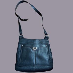 Coach leather black bag